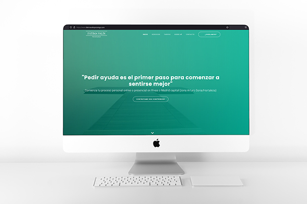 Fátima Valín Psicóloga | Proyecto desarrollado por Easy App CODE
