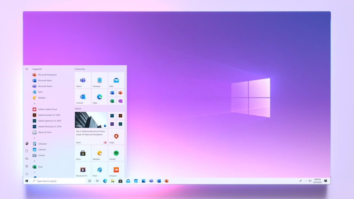 Microsoft presenta el nuevo menú de inicio de Windows 10